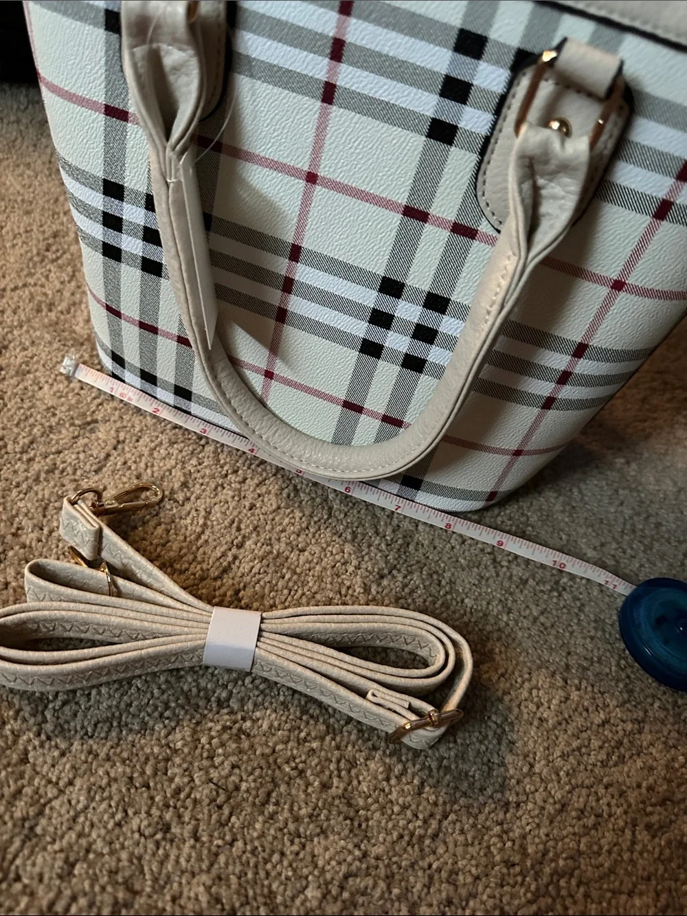 Small tote with strap